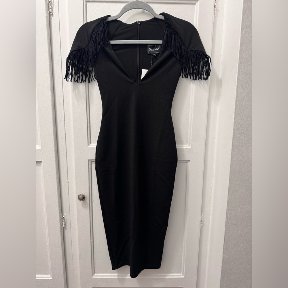 Nookie Mendez Midi Dress in Black